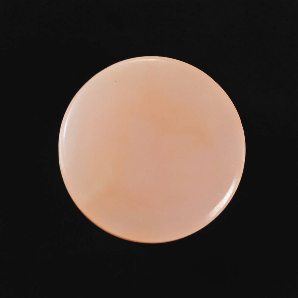 PEACH OPAL ROUND CAB (DARK)  (SI) 10MM 3.04 Cts.