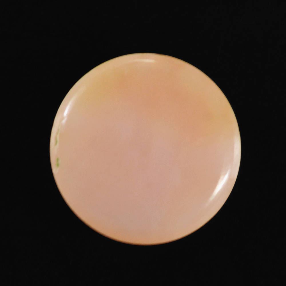 PEACH OPAL ROUND CAB (DARK) 8MM 1.62 Cts.