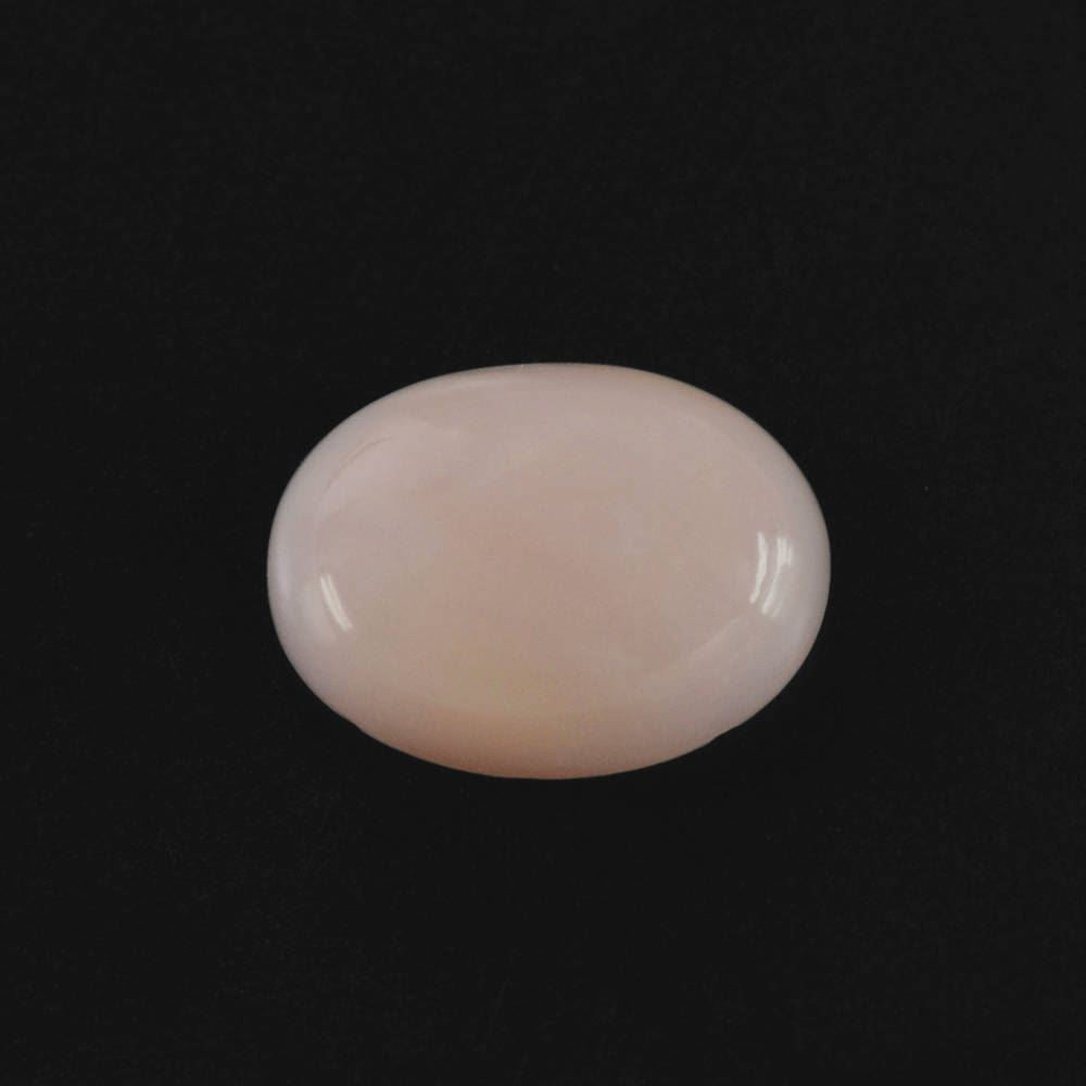 PEACH OPAL OVAL CAB (DARK)  (SI) 8x6MM 0.97 Cts.