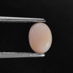 PEACH OPAL OVAL CAB (DARK)  (SI) 8x6MM 0.97 Cts.