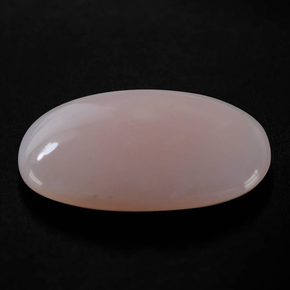 PEACH OPAL CUSHION CAB (LITE)  (SI) 18X13MM 7.68 Cts.