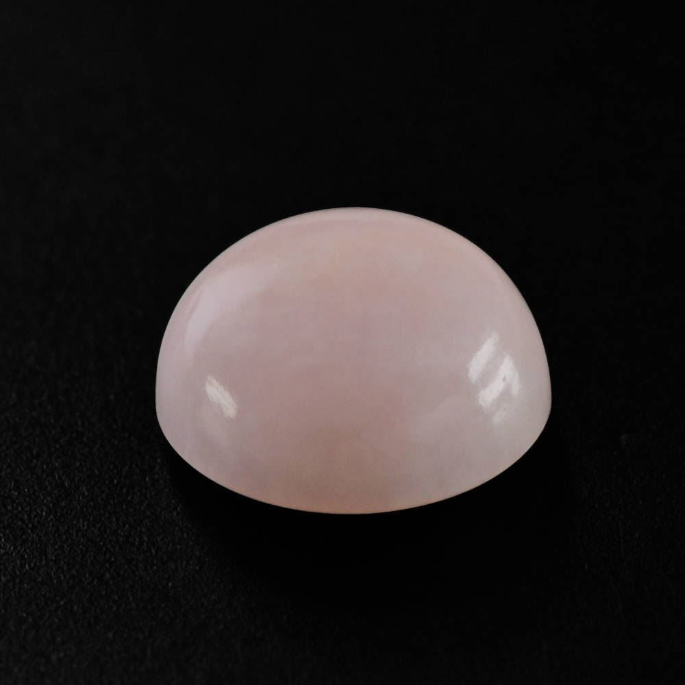 PEACH OPAL ROUND CAB (LITE)  (SI) 8MM 1.58 Cts.