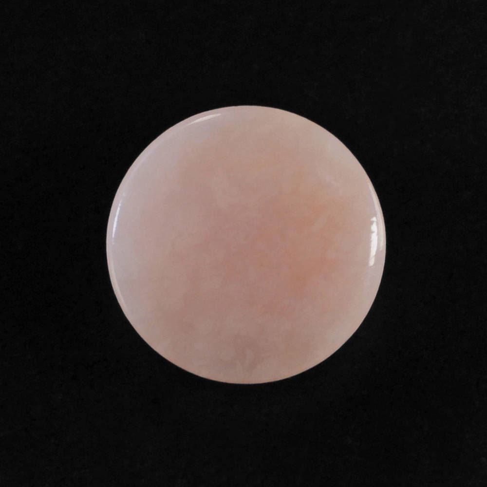 PEACH OPAL ROUND CAB (LITE)  (SI) 8MM 1.58 Cts.