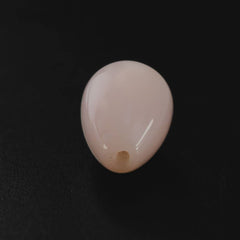 PEACH OPAL PLAIN DROPS LITE (SI) (HALF DRILL 1MM) 9X6MM 2.05 Cts.