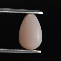 PEACH OPAL PLAIN DROPS LITE (SI) (HALF DRILL 1MM) 9X6MM 2.05 Cts.