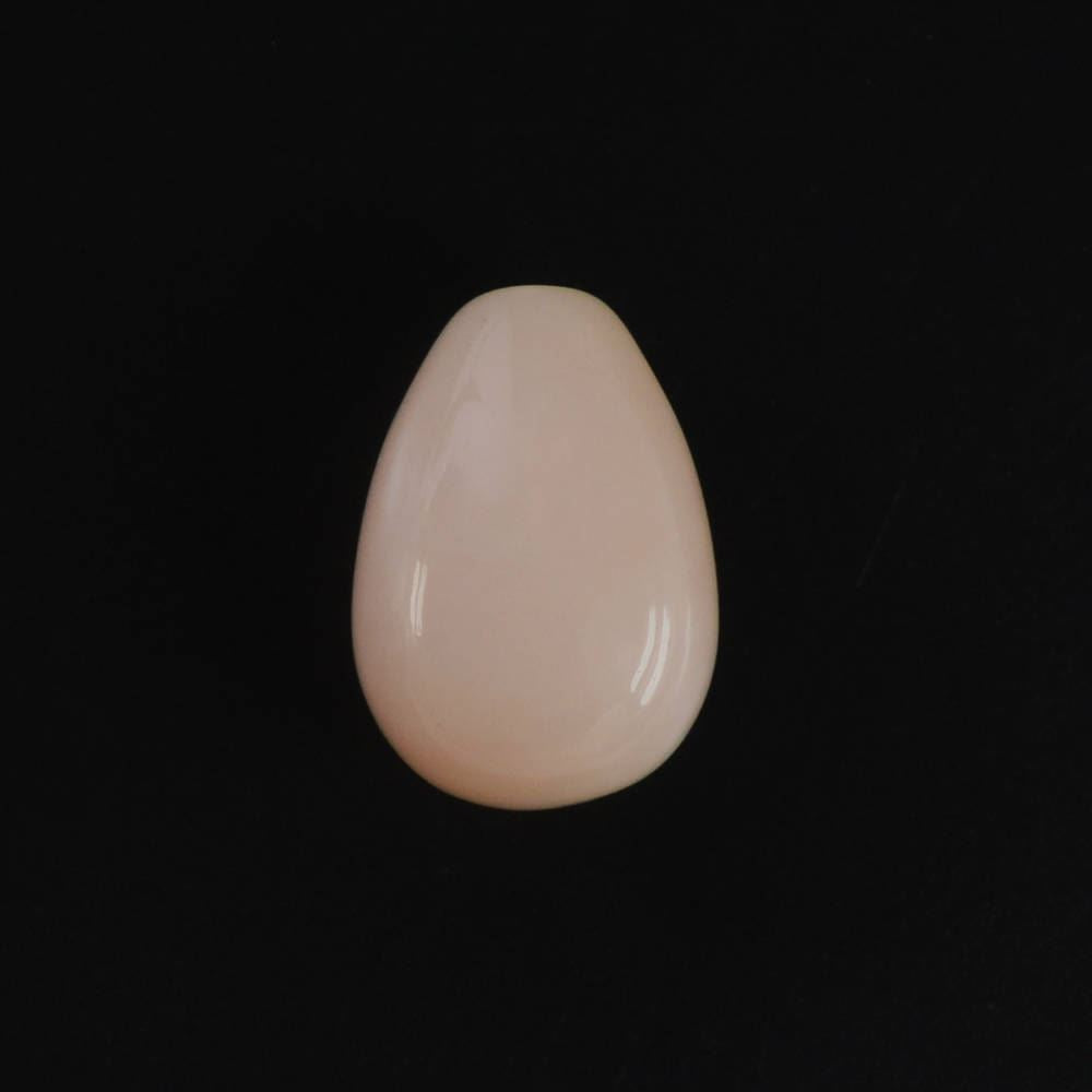 PEACH OPAL PLAIN DROPS LITE (SI) (HALF DRILL 0.50 MM) 10X7MM 2.63 Cts.