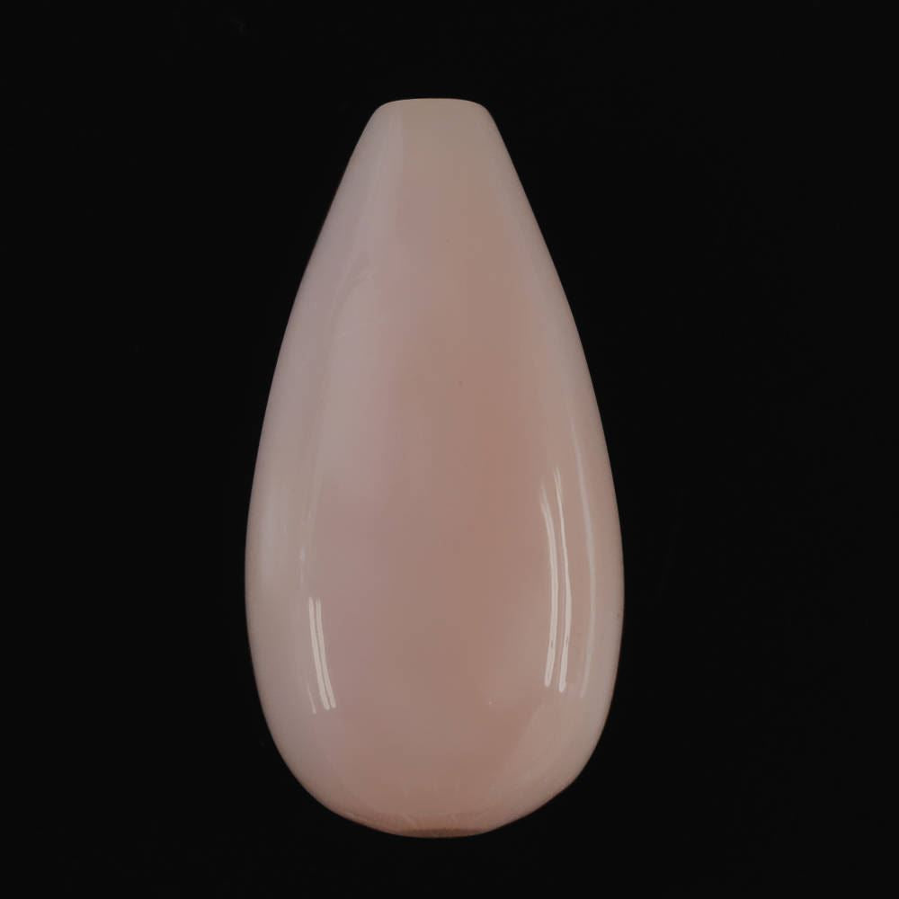 PEACH OPAL PLAIN DROPS LITE (SI) (HALF DRILL 1MM) 20X10MM 11.05 Cts.