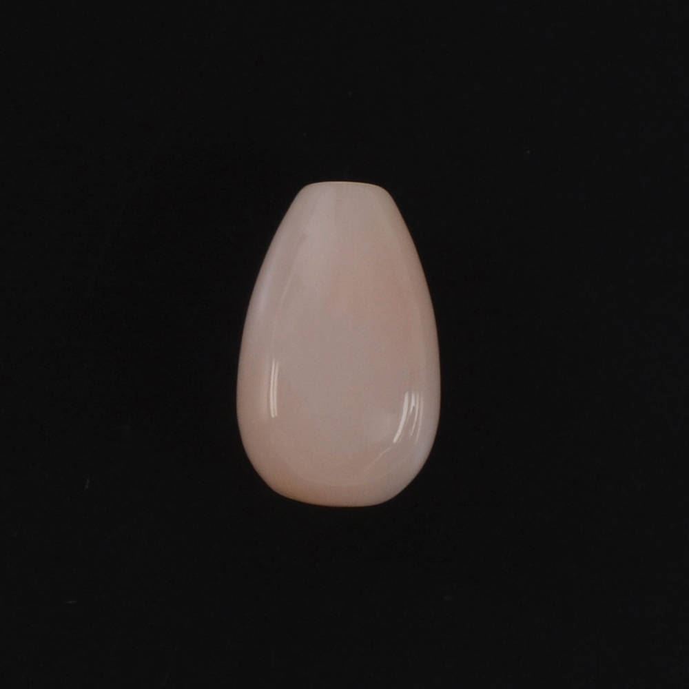 PEACH OPAL PLAIN DROPS LITE (SI) (HALF DRILL 0.60 MM) 8X5MM 0.97 Cts.