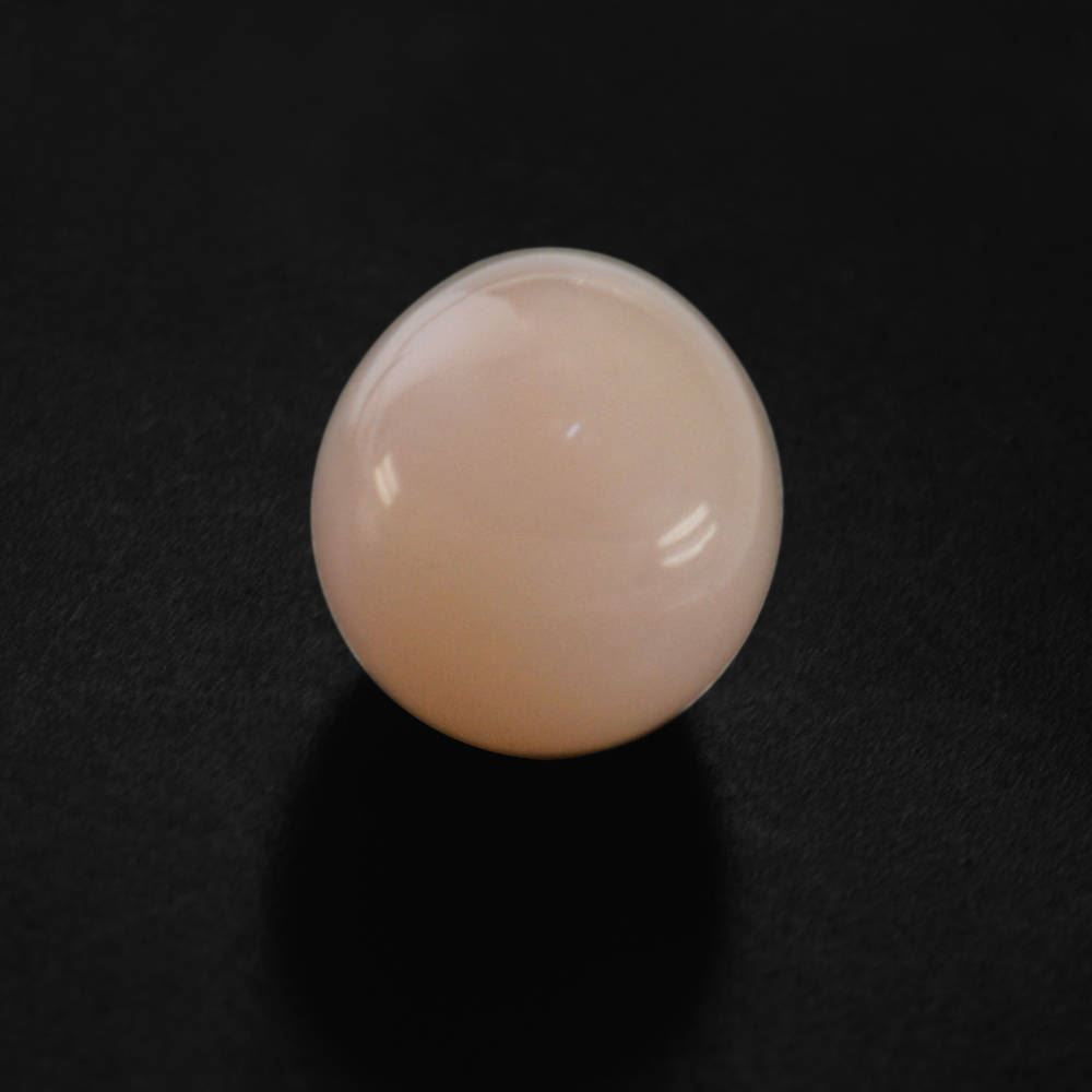 PEACH OPAL PLAIN DROPS LITE (SI) (HALF DRILL 1MM) 12X8MM 4.44 Cts.