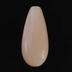 PEACH OPAL PLAIN DROPS LITE (SI) (HALF DRILL 1MM) 16X7MM 4.24 Cts.