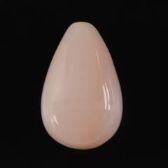PEACH OPAL PLAIN DROPS LITE (SI) (HALF DRILL 1MM) 16X10MM 9.05 Cts.
