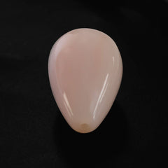 PEACH OPAL PLAIN DROPS LITE (SI) (HALF DRILL 1MM) 16X10MM 9.05 Cts.