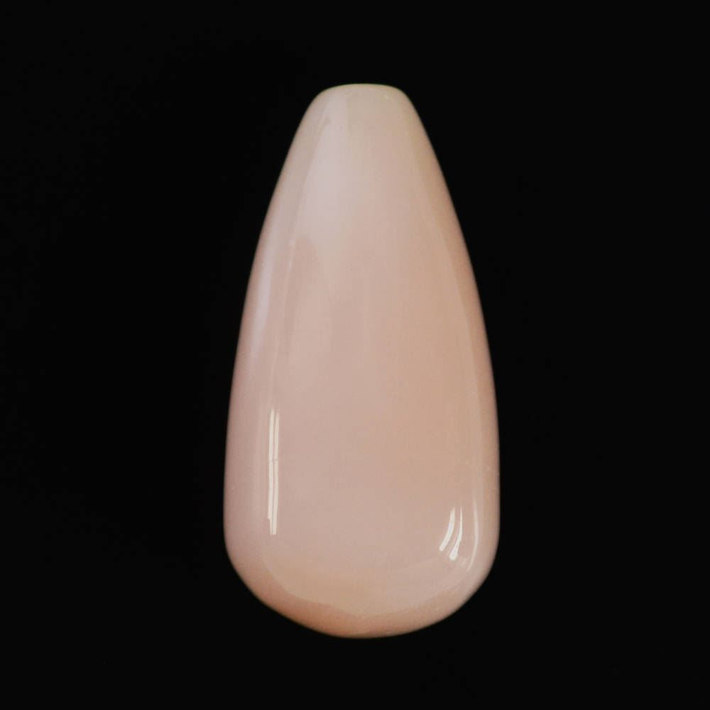 PEACH OPAL PLAIN DROPS LITE (SI) (HALF DRILL 1MM) 18X9MM 8.33 Cts.