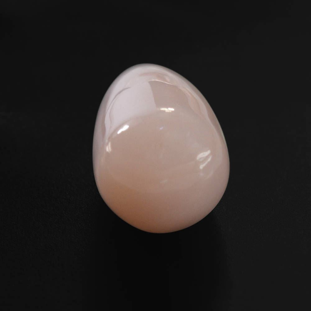 PEACH OPAL PLAIN DROPS LITE (SI) (HALF DRILL 1MM) 18X9MM 8.33 Cts.