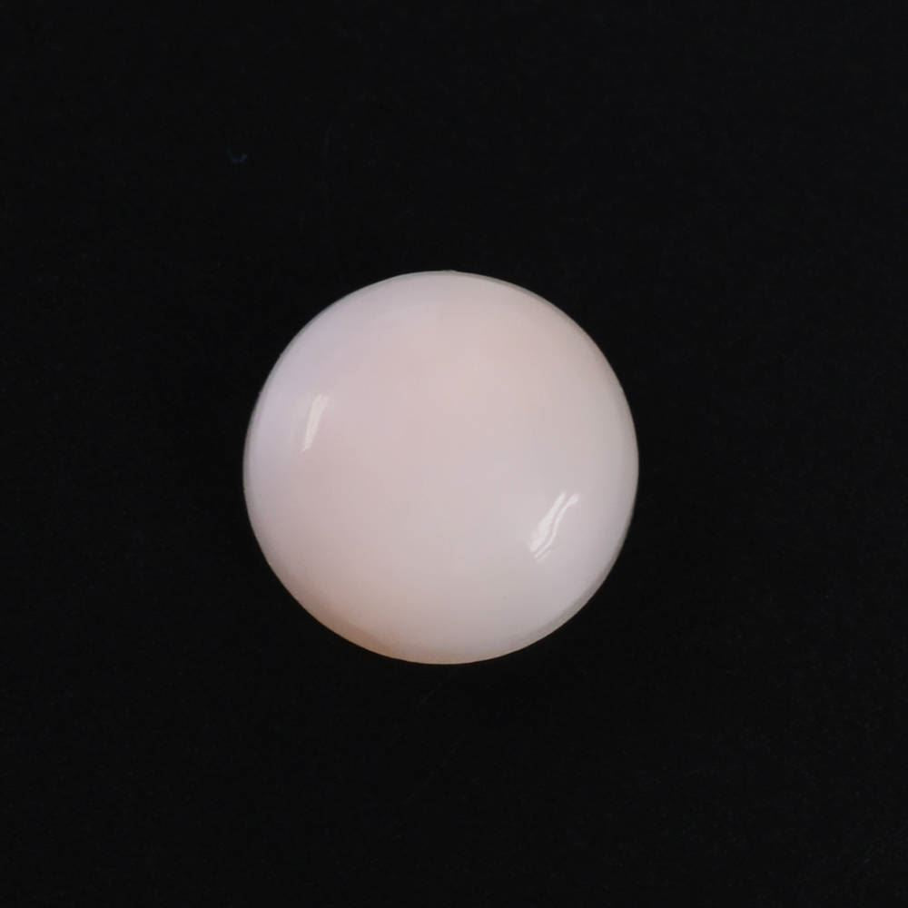 PEACH OPAL ROUND CAB LITE (SI) 6MM 0.70 Cts.