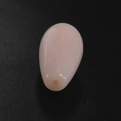 PEACH OPAL PLAIN DROPS LITE (SI) (HALF DRILL 0.50 MM) 12X6MM 2.40 Cts.