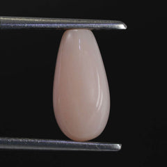 PEACH OPAL PLAIN DROPS LITE (SI) (HALF DRILL 0.50 MM) 12X6MM 2.40 Cts.