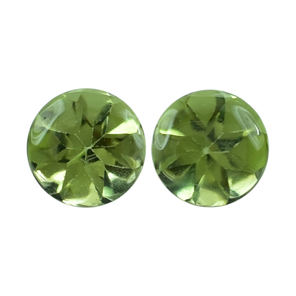 PERIDOT BUFFTOP ROUND 4.50MM 0.33 Cts.