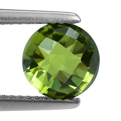 PERIDOT HIGH DOME CHECKER ROUND 8MM 2.50 Cts.