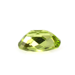 PERIDOT CHECKER CUT CUSHION (1ST) 6.50X4.50MM 0.60 Cts.