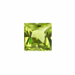 PERIDOT PRINCESS CUT SQUARE (SI) 4MM 0.38 Cts.