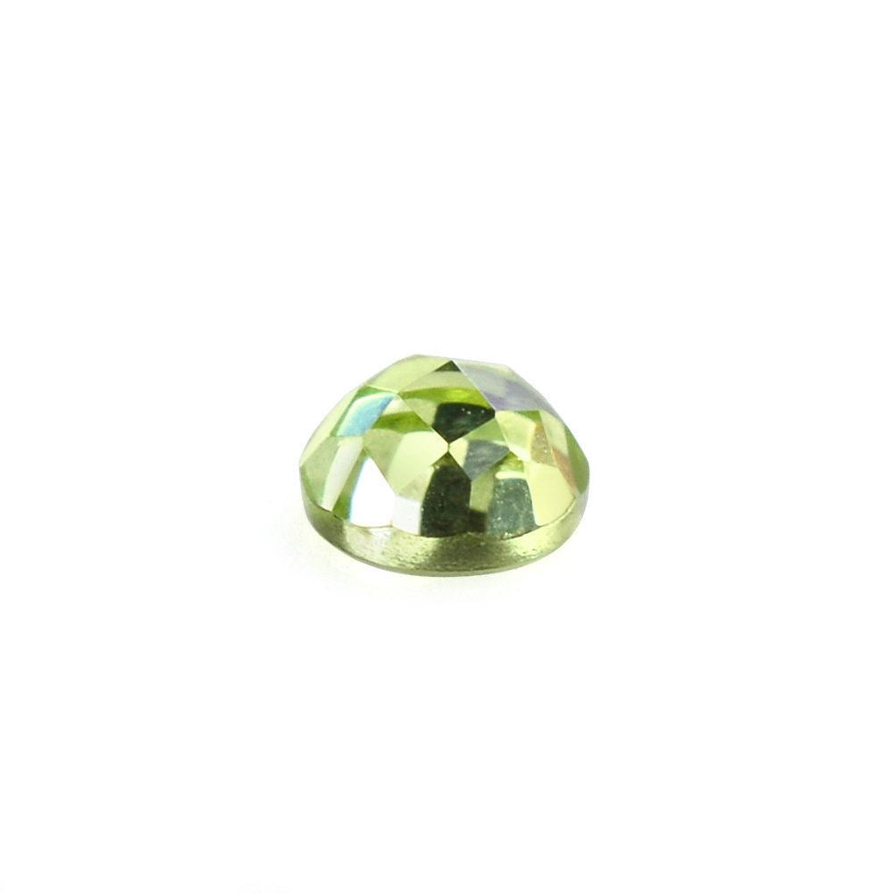 PERIDOT CHECKER ROUND CAB (TOP) 3MM 0.18 Cts.
