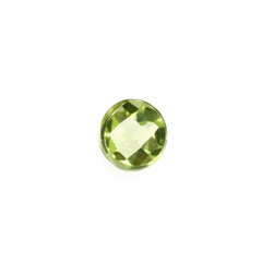 PERIDOT CHECKER ROUND CAB (TOP) 3MM 0.18 Cts.