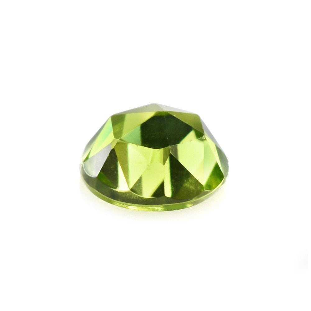 PERIDOT ROSE CUT ROUND CAB (TOP) 6MM 0.91 Cts.
