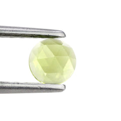 PERIDOT ROSE CUT ROUND CAB (TOP) 6MM 0.91 Cts.