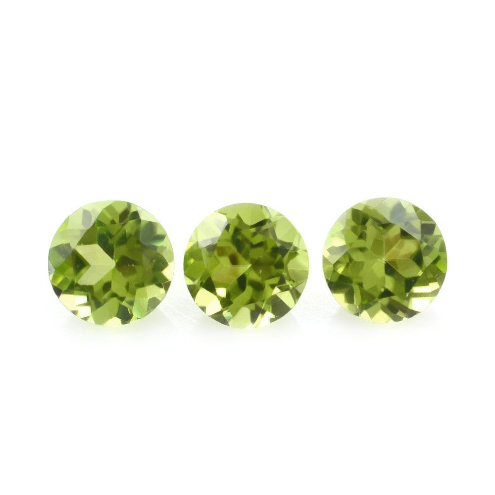 PERIDOT CUT ROUND (TOP) 5.50MM 0.67 Cts.