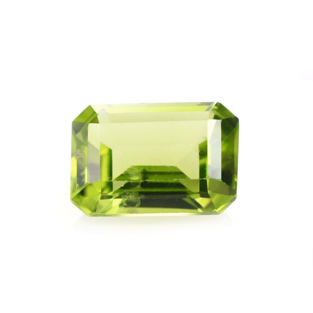 PERIDOT CUT OCTAGON (SI) 7X5MM 1.15 Cts.