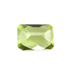 PERIDOT CHECKER CUT OCTAGON (TOP) 7X5MM 0.89 Cts.