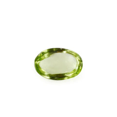 PERIDOT PLAIN OVAL CAB (SI) 6X4MM 0.55 Cts.