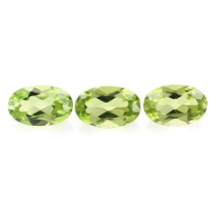 PERIDOT CUT OVAL (TOP) 5X3MM 0.24 Cts.