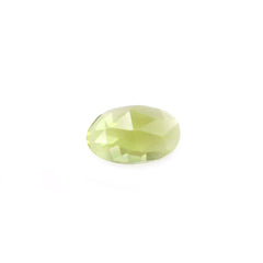 PERIDOT ROSE CUT OVAL CAB (TOP) 5X3MM 0.28 Cts.