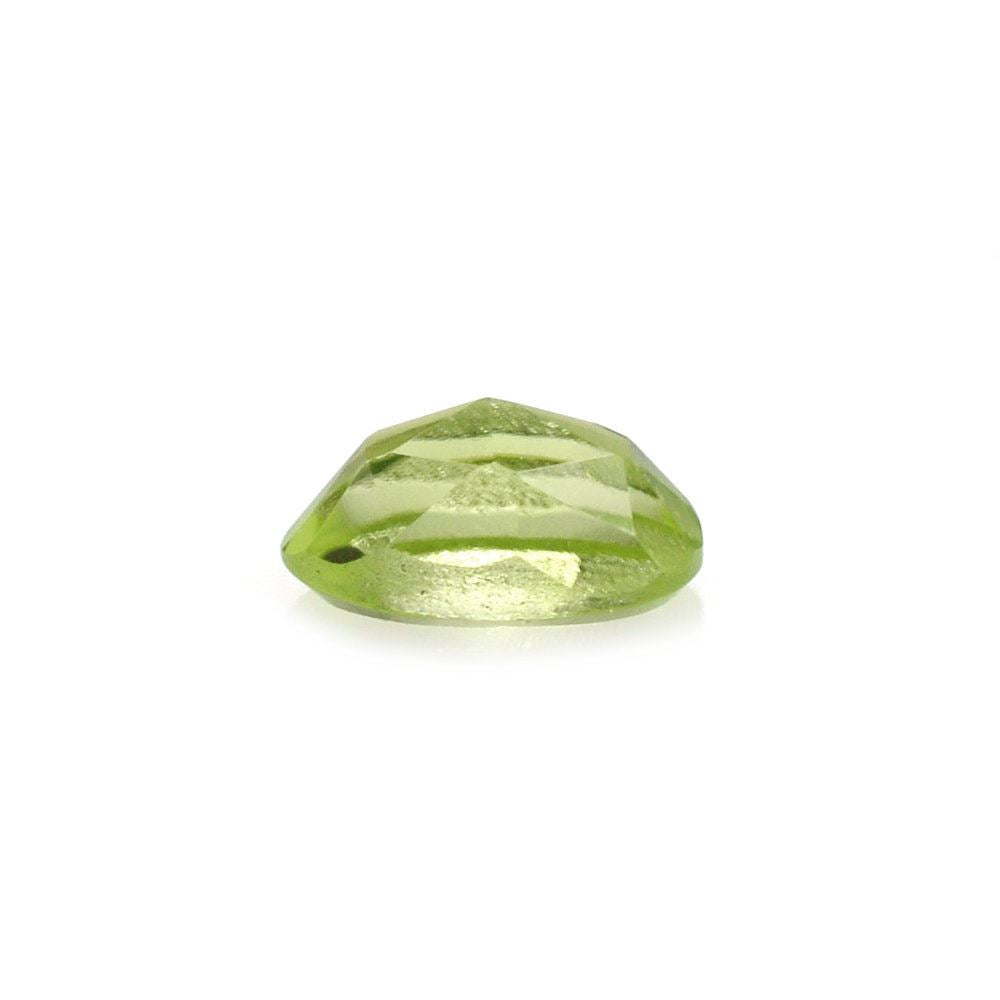PERIDOT ROSE CUT OVAL CAB (TOP) 5X3MM 0.28 Cts.
