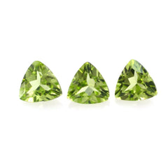 PERIDOT CUT TRILLION (TOP) 4MM 0.28 Cts.