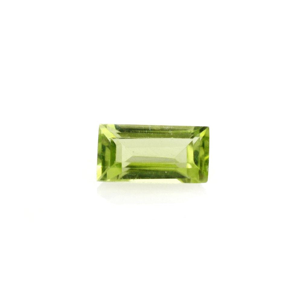 PERIDOT CUT BAGUETTE 5X2MM 0.23 Cts.