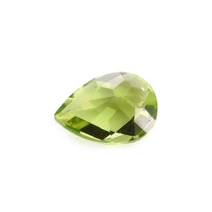 PERIDOT CHECKER CUT PEAR (TOP/CLEAN) 7X5MM 0.76 Cts.