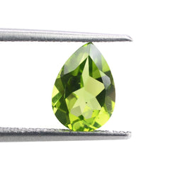 PERIDOT CUT PEAR (SI) 10X7MM 1.88 Cts.