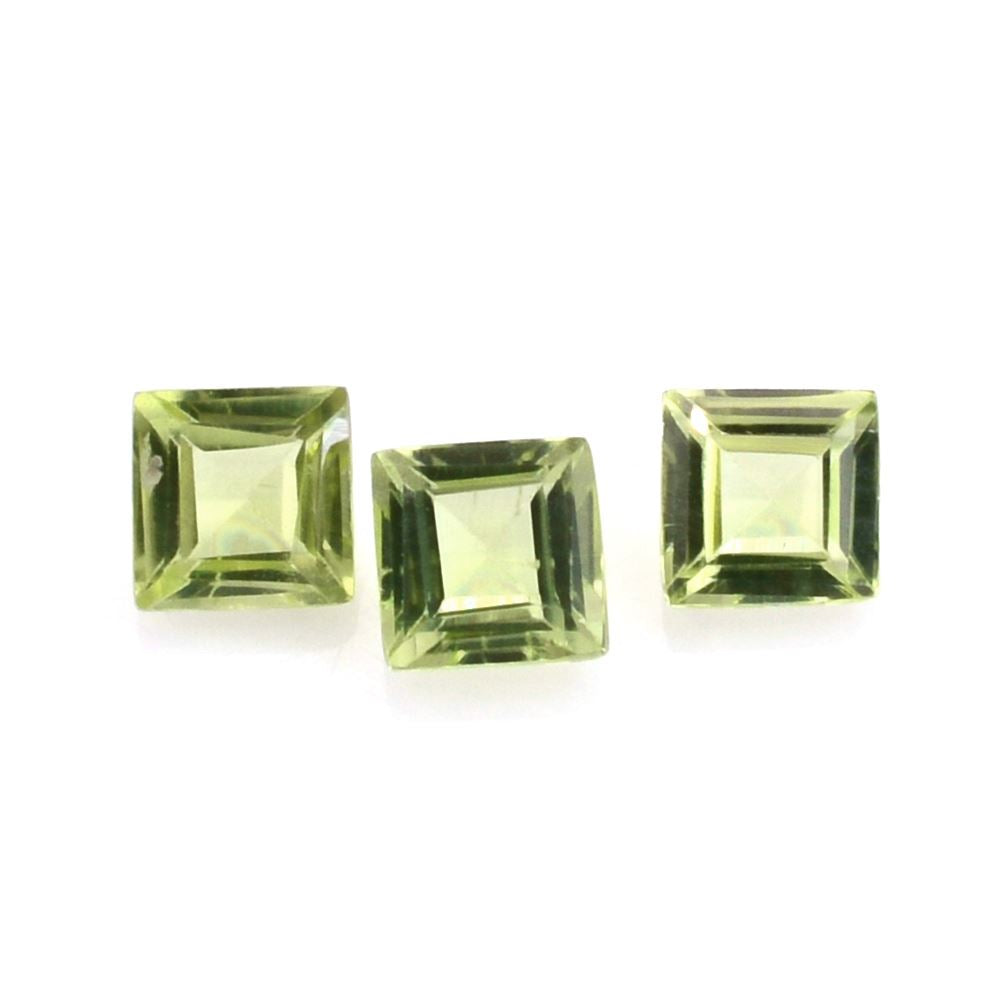 PERIDOT CUT SQUARE 2.25MM 0.06 Cts.