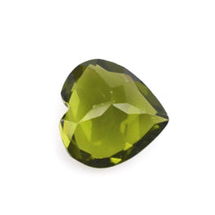 PERIDOT CUT HEART (OILY/SI) 8MM 1.71 Cts.