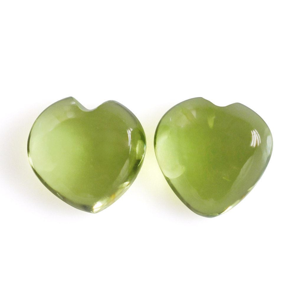 PERIDOT HEART CAB (SI) 5MM 0.59 Cts.