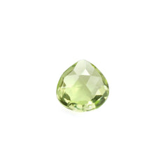 PERIDOT ROSE CUT BRIOLETTE PEAR (TABEEZ) (SI) 4MM 0.26 Cts.