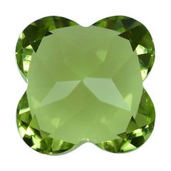 PERIDOT CUT CLOVER (CLEAN ) 6MM (THICKNESS:-3.60-4.00MM) 1.20 Cts.