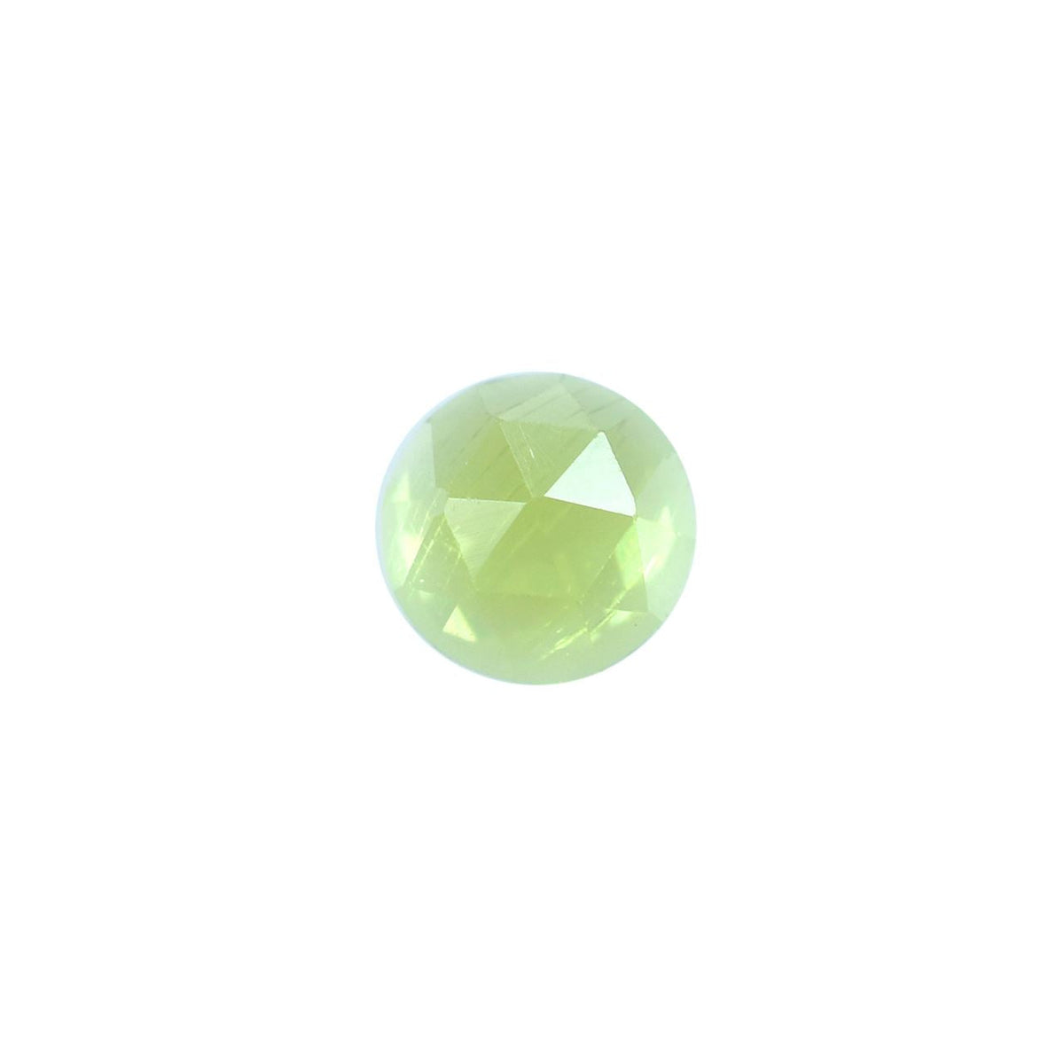 PERIDOT ROSE CUT ROUND CAB (CLEAN) 4.00X4.00 MM 0.29 CTS