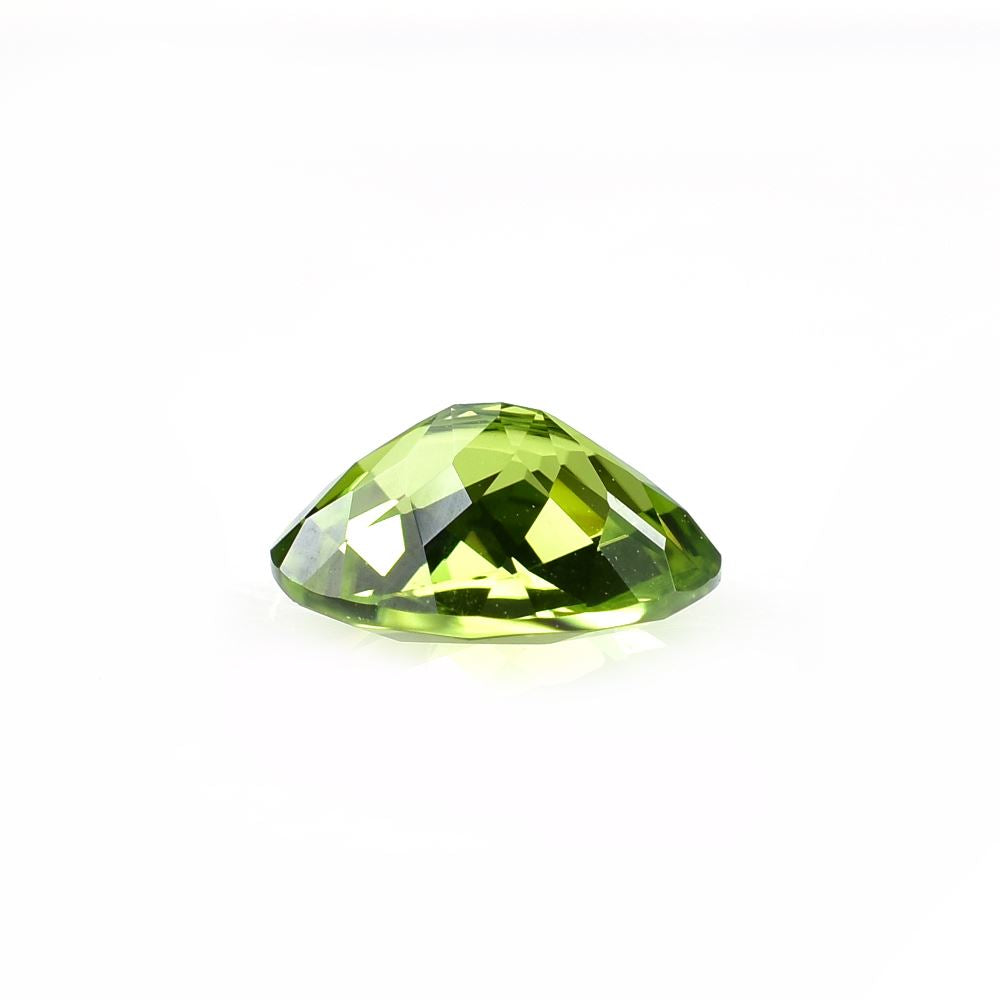 PERIDOT CHECKER CUT OVAL (CLEAN) 10.00X8.00 MM 2.50 CTS