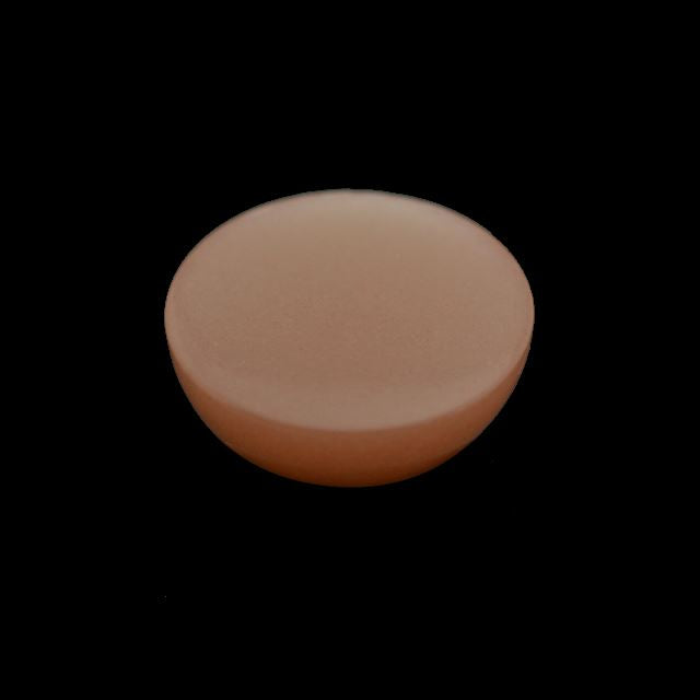 PEACH MOONSTONE ROUND CAB 13.00MM  7.33 Cts.