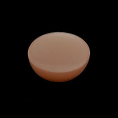 PEACH MOONSTONE ROUND CAB 13.00MM  7.33 Cts.