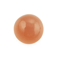 PEACH MOONSTONE ROUND CAB 6MM 0.99 Cts.